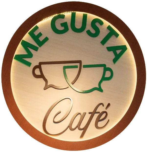 Me Gusta Café sign