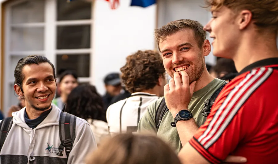 Students learning together